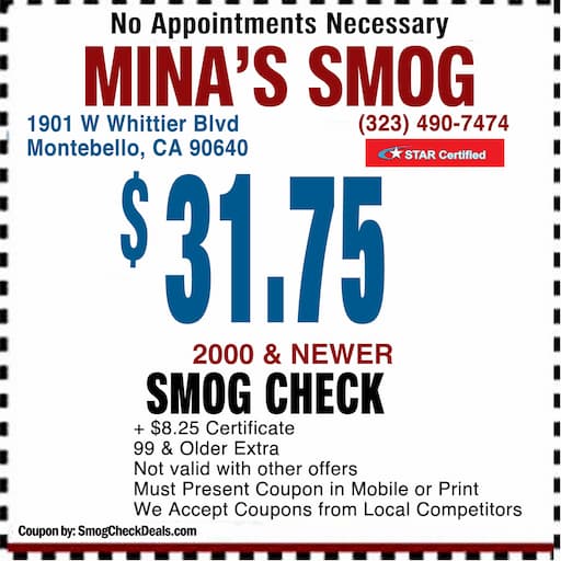 Smog Check Coupon